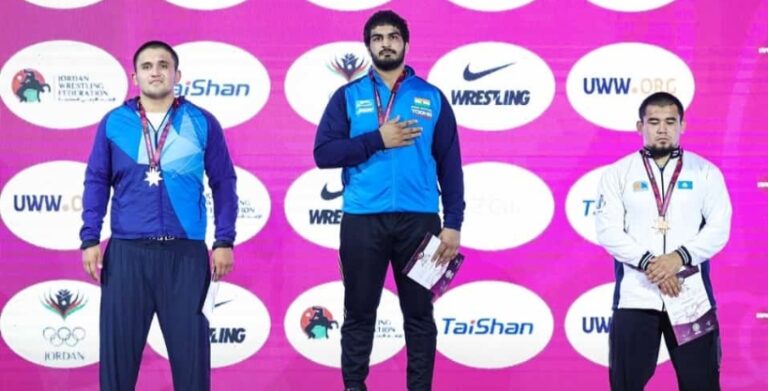 Steps to success: Wrestler Anirudh Gulia won gold in Jordan; Wave of happiness in Purkhas village and country